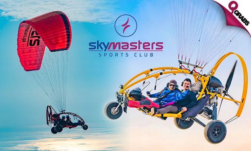 Paratrike Aerial Tour Packages for TWO at Sky Masters!